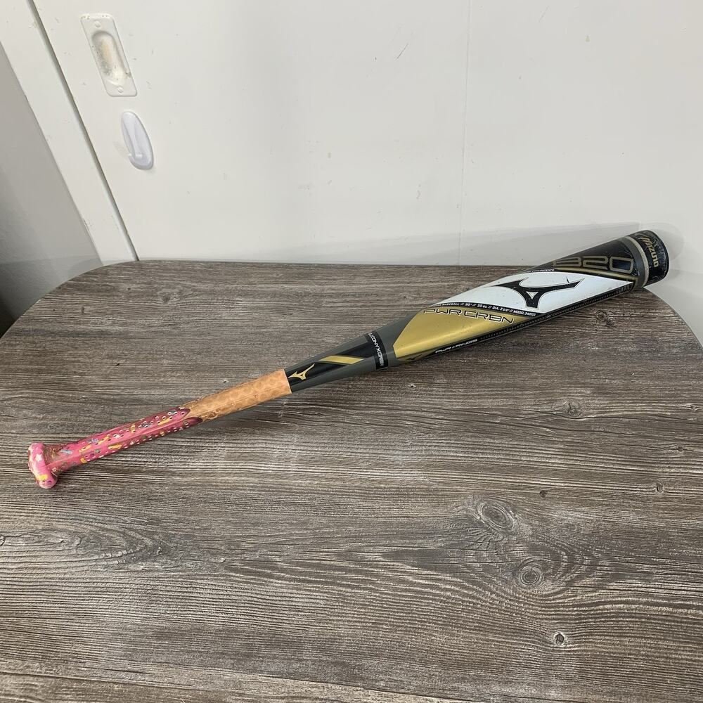 Mizuno B20 BLK ONYX CARBON PWR BASEBALL BAT 30” 20oz 2 5/8” 340521‎ -10